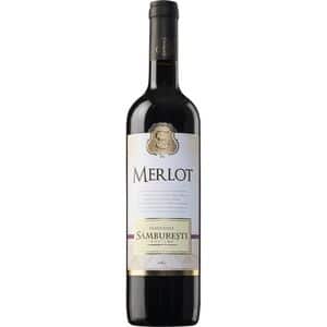 Vin rosu sec Domeniile Samburesti Merlot, 0.75L, bax 6 sticle