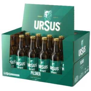 Bere blonda Ursus Pilsner bax 0.33L x 24 sticle