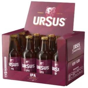 Bere blonda Ursus IPA bax 0.33L x 12 sticle
