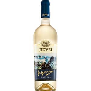 Vin alb demisec Jidvei Grigorescu Pinot Gris, 0.75L, bax 6 sticle