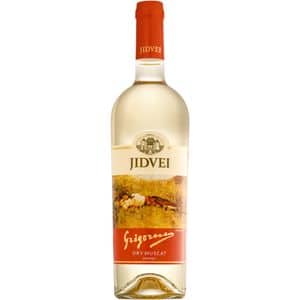Vin alb demisec Jidvei Grigorescu Dry Muscat, 0.75L, bax 6 sticle