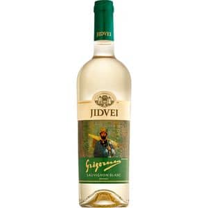 Vin alb demisec Jidvei Grigorescu Sauvignon Blanc, 0.75L, bax 6 sticle