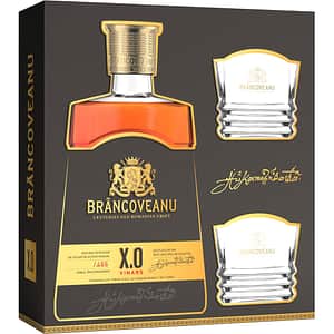 Set Vinars Brancoveanu XO, 0.7L + 2 pahare