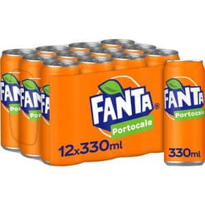 Bautura racoritoare carbogazoasa FANTA Orange bax 0.33L x 12 doze