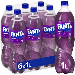 Bautura racoritoare carbogazoasa FANTA Madness bax 1L x 6 sticle