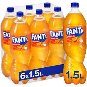 Bautura racoritoare carbogazoasa FANTA Orange bax 1.5L x 6 sticle