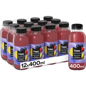 Limonada CAPPY Lamaie&Fructe de padure Zero zahar bax 0.4L x 12 sticle