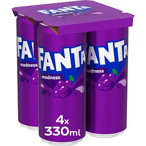 Bautura racoritoare carbogazoasa FANTA Madness bax 0.33L x 4 doze