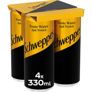 Bautura racoritoare carbogazoasa SCHWEPPES Tonic Water bax 0.33L x 4 doze