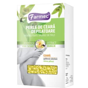 Perle ceara depilatoare FARMEC Vanilie, 250g