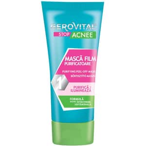 Masca de fata purificatoare GEROVITAL Stop Acnee Peel-Off, 100ml