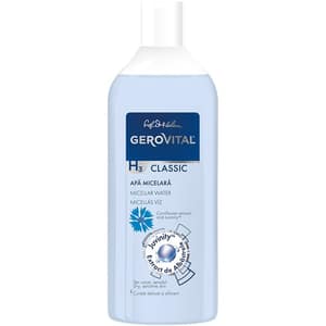Apa micelara GEROVITAL H3 Classic Albastrele & Juvinity, 400ml
