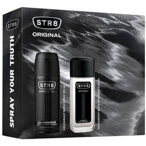 Set ingrijire corp STR8 Original: Parfum pentru corp, 85ml + Deodorant spray, 150ml