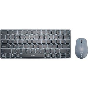 Kit tastatura si mouse Wireless MYRIA Echipei Nationale de Fotbal MY8542GYFRF, USB, negru