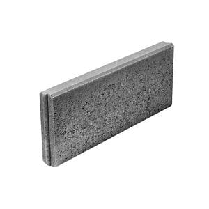 Bordura dreapta, 50 x 5 x 20 cm, beton, gri