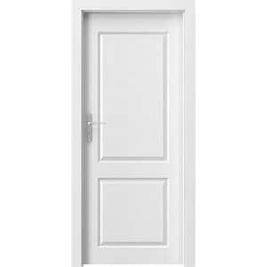 Usa interior Royal A, fara geam, dreapta, HDF, 80 x 203 cm, alb