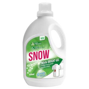 Solutie pentru indepartarea petelor SNOW White Bright Gel, 950ml