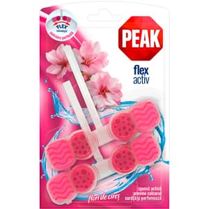 Odorizant toaleta PEAK Flex Activ Floral, 2 x 48g