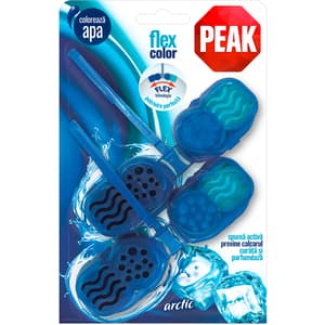 Odorizant toaleta PEAK Flex Color Arctic, 2 x 48g