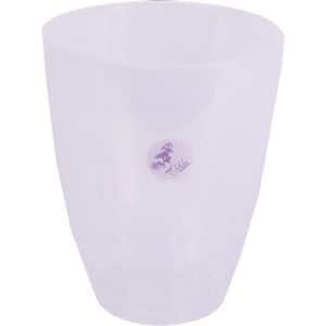 Ghiveci orhidee rotund, plastic, 13.3 cm, transparent