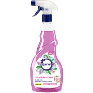 Spray dezinfectant suprafete IGIENOL Magnolie si lacramioare, 750 ml