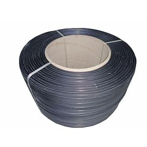 Rola de legat ELETTROGRAF, polipropilena, 15 x 0.8mm, 10Kg, negru
