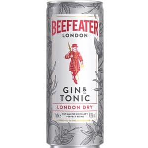 Cocktail cu alcool Beefeater Gin & Tonic London Dry bax 0.25L x 12 doze