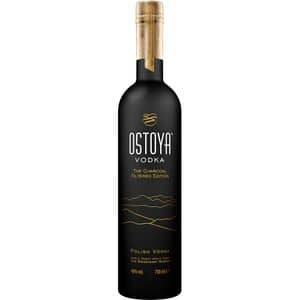 Vodka Ostoya Black The Charcoal Filtered, 0.7L