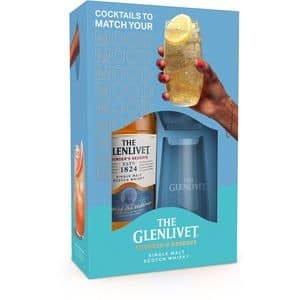 Set Whisky The Glenlivet Founders Reserve, 0.7L + 2 pahare
