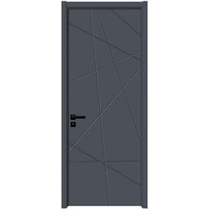 Usa interior KM343, fara geam, reversibila, MDF, 70 x 204 cm, antracit
