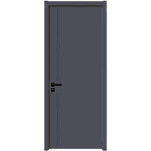 Usa interior KM507, fara geam, reversibila, MDF, 80 x 204 cm, antracit