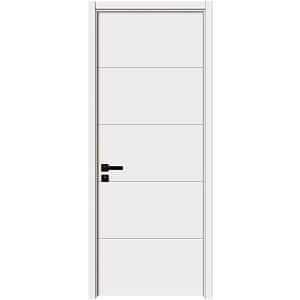 Usa interior KM512, fara geam, reversibila, MDF, 80 x 204 cm, alb