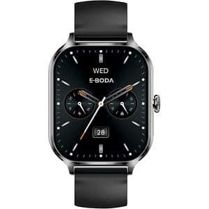 Smartwatch E-BODA Smart Time 160, Android/iOS, negru