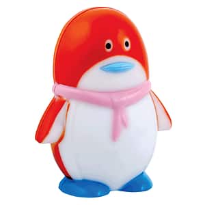 Lampa de veghe LED Erste, 4x01W, forma pinguin, rosu-alb