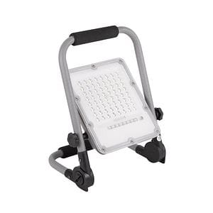 Proiector LED portabil cu acumulator, 50 W, 6400K