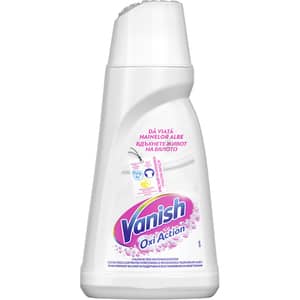 Solutie pentru indepartarea petelor VANISH White, 1L