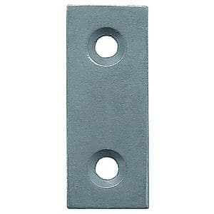 Placa fixare t1 50 x 16 x 2 mm zincat alb