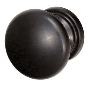 Buton usa stil M4, 32 x 27 mm, plastic, negru 