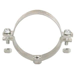 Set colier tevi, fi1, zincat alb