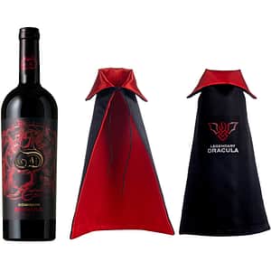 Vin rosu sec Dominion Dracula Shiraz + Mini Pelerina Sticla, 0.75L