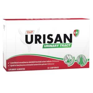 Supliment alimentar Urisan Urinary Tract, 30 capsule, SUN WAVE PHARMA