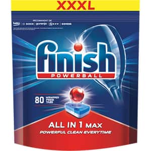 Detergent pentru masina de spalat vase FINISH All in 1 Max Regular, 80 tablete