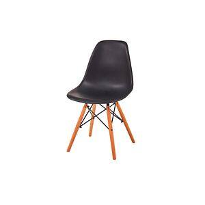 Scaun living UNIC SPOT Lunaria, 46.5 x 56 x 81 cm, negru