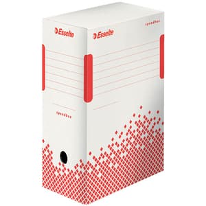Cutie de arhivare ESSELTE Speedbox, 150 x 250 x 350 mm, carton, 1 bucata, alb
