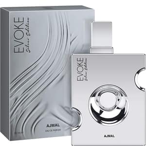 Apa de parfum AJMAL Evoke Silver, Barbati, 90ml