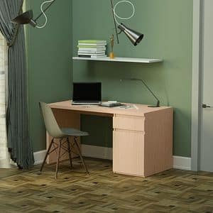Birou Livorno, PAL, 110 x 60 x 75 cm, crem