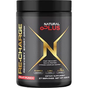 Supliment Re+Charge, punch de fructe, 1000 g, NATURAL PLUS