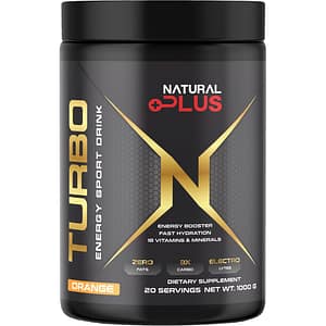 Supliment Turbo+Charge, portocale, 1000 g, NATURAL PLUS
