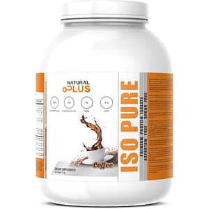 Pudra proteica Iso Pure Protein, cafea, 2 kg, NATURAL PLUS
