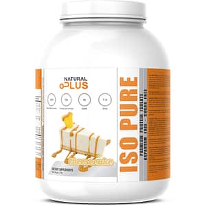 Pudra proteica Iso Pure Protein, cheesecake, 2 kg, NATURAL PLUS